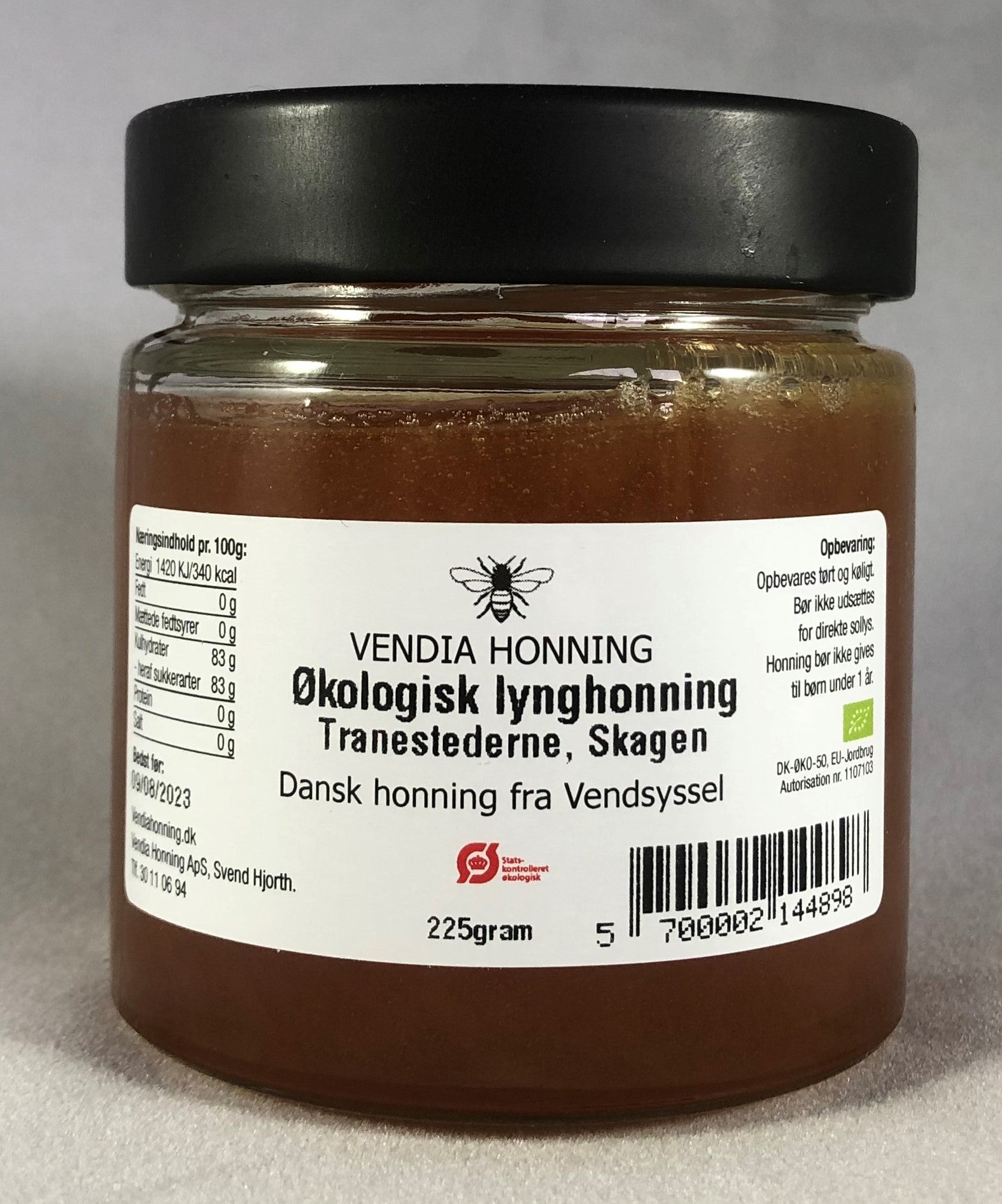 Økologisk Sommerhonning  Raabjerg 225g