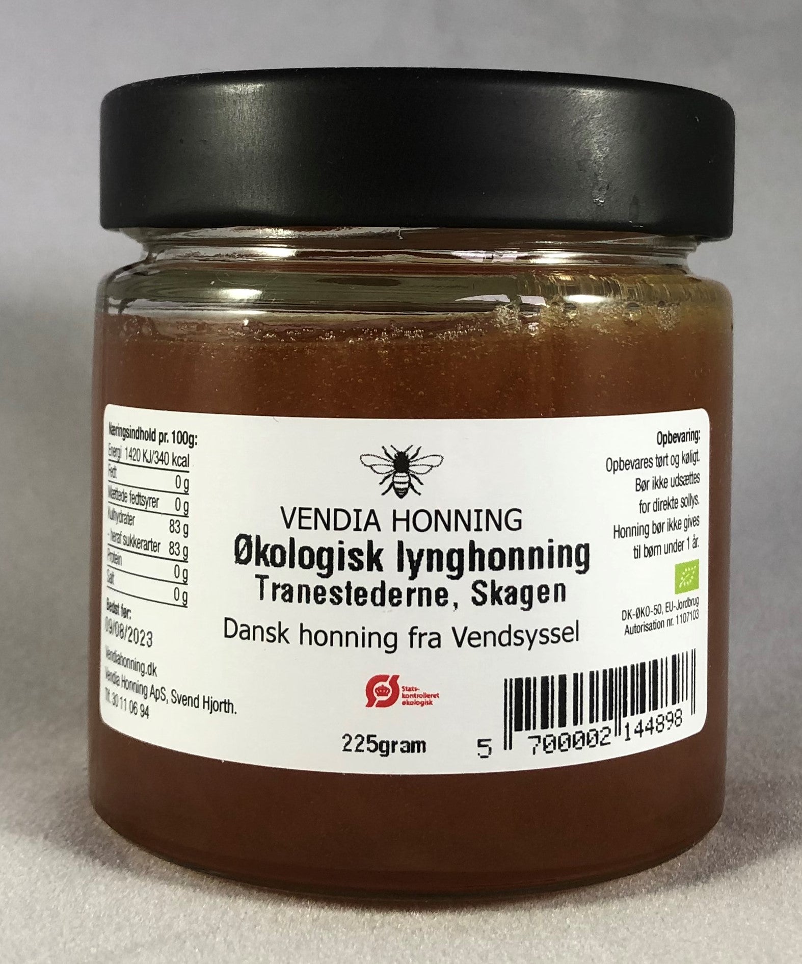 Økologisk Hedelynghonning Tranestederne 225g